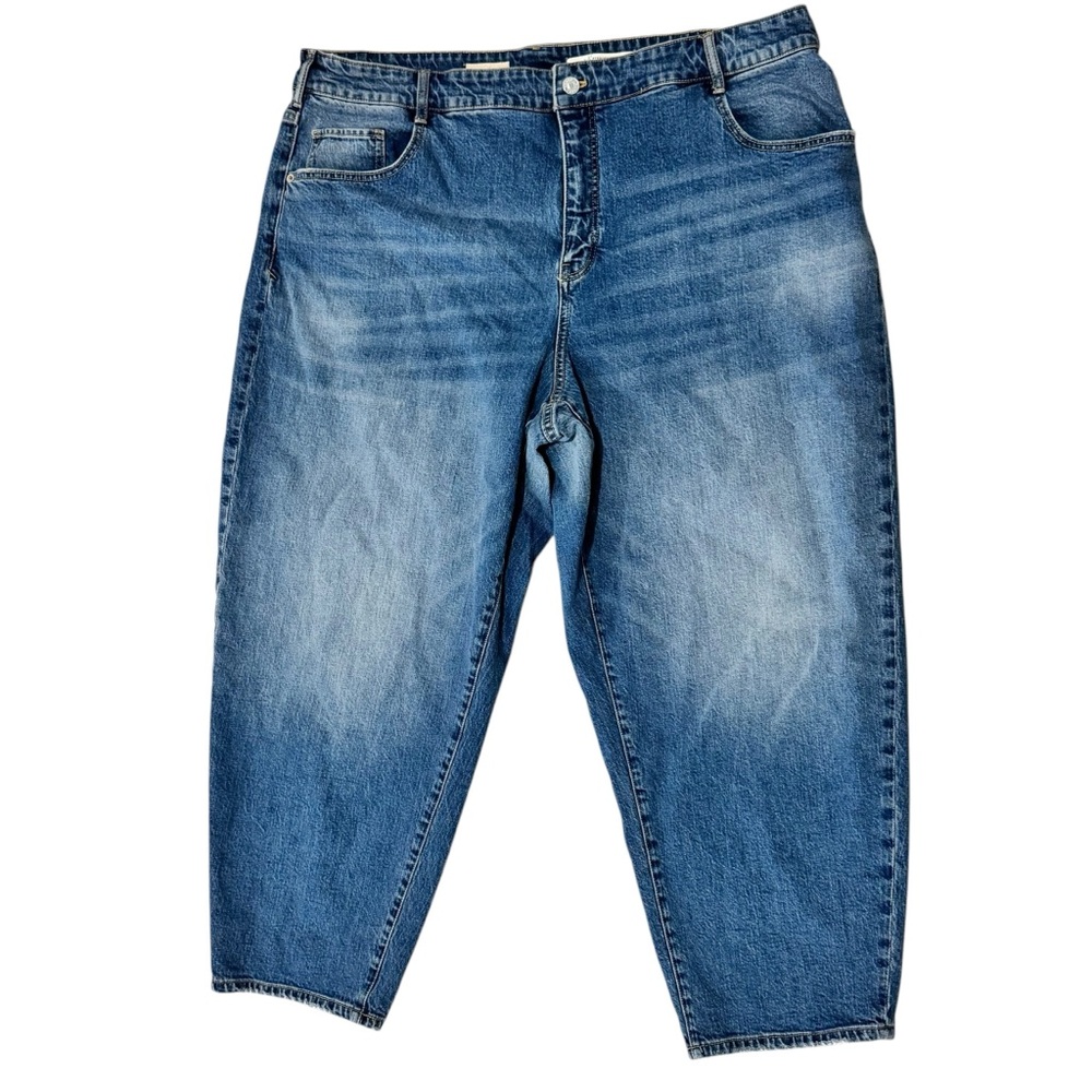 Anthropologie Pilcro Tapered Slim Ankle Jeans Plus Size Denim size 22W
